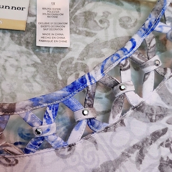 ALFRED DUNNER knit top - Picture 2 of 4